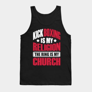 Kickboxing is my religion Tank Top